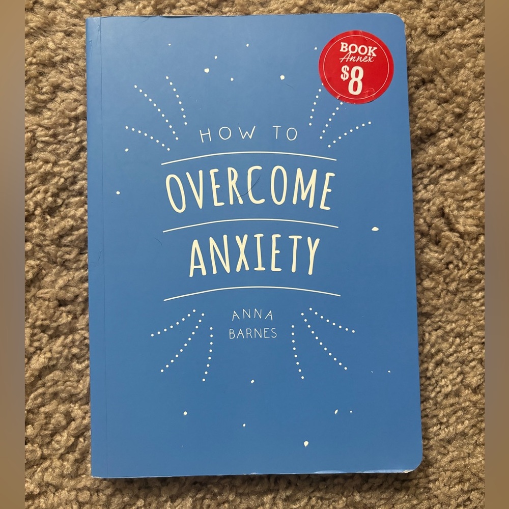 'How to Overcome Anxiety' Book by Anna Barnes New Bundle 2 or more books $3 each